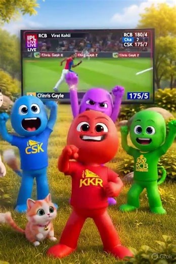 IPL Virat kohali fun 😂 😎 #shorts #animation #cartoon #viralvideo #ipl #reels #reel #funny #kids