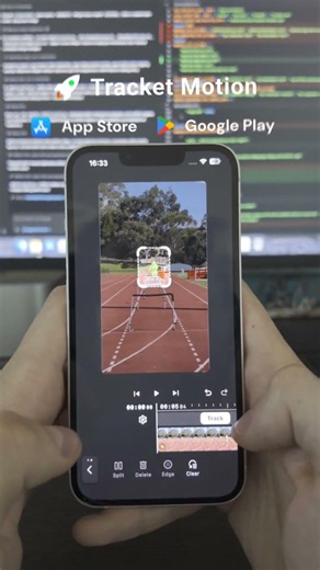 Testing my motion tracking video editor app using video from: @emeliasurch