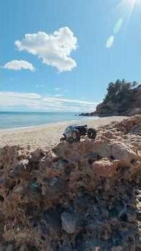 Micro crawler vs coastal rocks