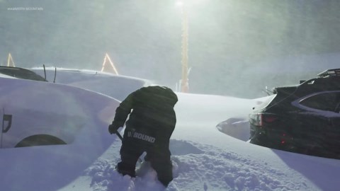 Mammoth Mountain buried by atmospheric river