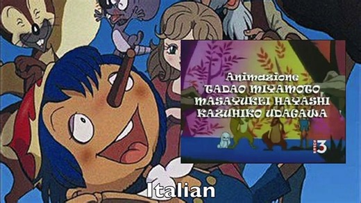Adventures of Pinocchio Opening Multilanguage Comparison