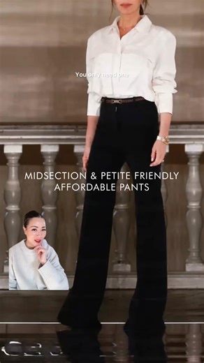 Hi everyone! I'm so sorry for not linking properly! I just saw the last video and setting up a new feature so I can send you links. For these affordable, midsection and petite friendly pants, comment 'PANTS' and I'll send you links. Also here's the direct link to the pants - https://liketk.it/5WmnJ 📩 They’re under $45 and come in many beautiful classic colors. Since this is a new feature I'm testing out, can you please let me know if you're not getting the links? I'll try and solve the issue as