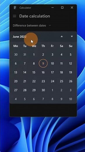 How to make date calculation using the Windows calculator #shorts
