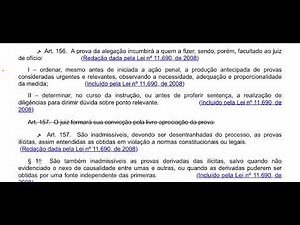 Código processo penal em áudio - Art. 155 a 157 | voz humana