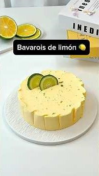 ¡BAVAROIS DE LIMÓN: EL POSTRE FRANCÉS MÁS REFRESCANTE! 🍋