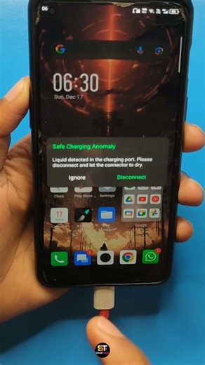 safe charging anomaly liquid detected in the charging port infinix✅/safe charging anomaly infinix