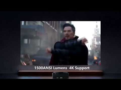 DESS Projector 4k Auto Focus Voice Control Home Theater Video Android Full Hd Smart Projector