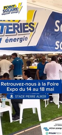 🎥 Point Solaire vous donne rendez-vous à la Foire Expo de Dillon ! Du 14 au 18 mai, de 10h à 20h, retrouvez notre équipe à la Foire Expo de Dillon à Fort-de-France, sur les stands n°51 et 52. Venez poser vos questions, découvrir nos solutions solaires, avec ou sans batteries, et repartez avec une étude gratuite personnalisée 🔆 💡 Conseils, infos, démonstrations et bons plans : tout ce qu’il faut pour avancer vers l’autonomie énergétique. 📍 À noter : notre boutique de Ducos reste ouverte penda