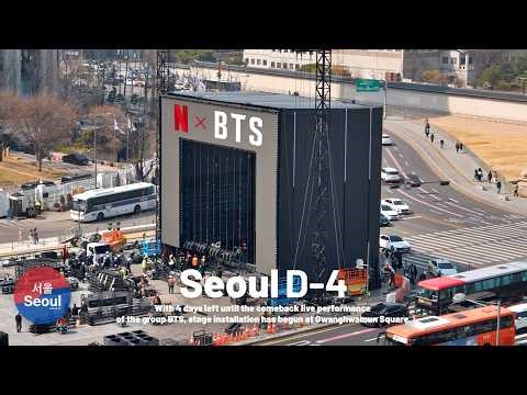 BTS Comeback Countdown D-4 Begins in Seoul