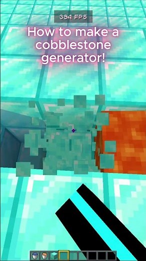 How to make a cobble generator