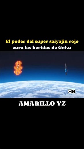 5.9K views · 466 reactions | El poder del super saiyajin rojo cura las heridas de Goku | Amarillo YZ | Facebook