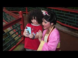 Meet Mulan China Town in Epcot Park Disney world
