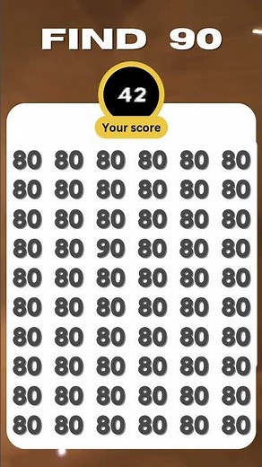 Find Number 90 ?