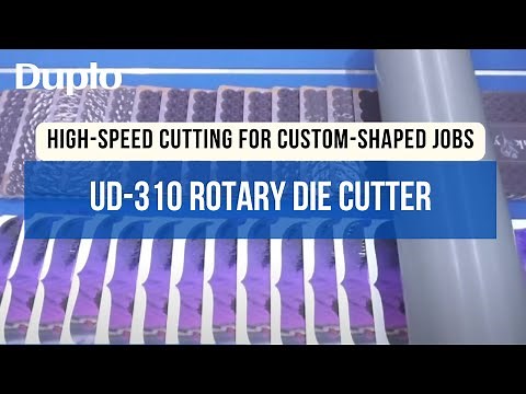 UD-310 Rotary Die Cutter | Product Demo | Duplo USA