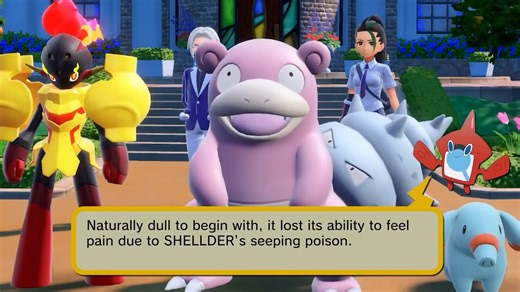 Players choose starter Pokémon using only Pokédex entries before battling