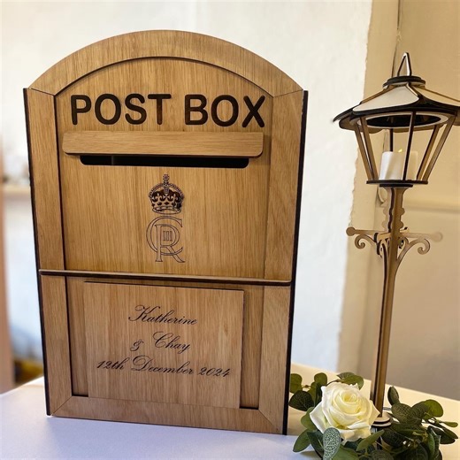 Personalized Rustic Wedding Card Box, Wooden Keepsake Post Box - Etsy UK