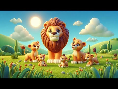 🦁 Lion Song to Sing – Lion Family | Kids Song & Singalong Fun 🎵