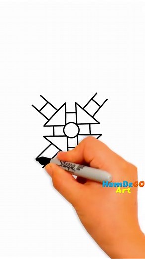 80K views · 1.2K reactions | ✅Aprende a dibujar un hermoso patrón paso a paso Easy and simple drawing ideas for beginners Step by Step drawing tutorials for kids 殺 Easy drawing - Dibujos faciles - Para principiantes #drawing #draw #howtodraw #learntodraw #sketch #skechbook #coloringpage #cartoon #viral #zentangle #pattern #mandalas #cute #beautiful #reelsviral #fyp #beautiful #reels #foryou #parati #reelsfb #videoviral #doodle #art #satisfying | Hamdego Art | Facebook