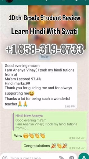 10 grade Hindi classes #hindi #hindilessons #hindiclassesonline #onlinespokenhindi #onlineswrittenhindi #hindiforall #hindiforkids #hindiforprofessionals #hindiinusa #usahindi #hindicredit #languagelearning #learnalanguage #onlinelearning #languageschool #education #multilingual #HindiClass #IndianCulture #IndianHeritage #USAEducation #DesiCommunity #HindiGrammar #sandiegodesis #hindiinflorida #hindiinchicago #viral #fyp #trending | Learn Hindi With Swati