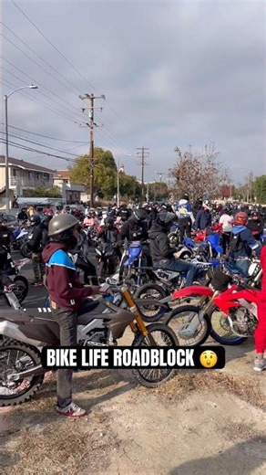 Bike Life Road Block 😲 #bikelife #nationwidebikelife
