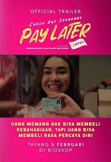 OFFICIAL TRAILER FILM CAPER : CHECK OUT SEKARANG, PAY LATER 🤯💖💃 TINA pemenang kontes kecantikan yang boros dan gila belanja terpaksa kerja di kantor Pinjol demi adiknya UMSKI 🤙🤘 Dalam misinya mengungkap bisnis Pinjol ilegal, Tina ketemu MAIL yang juga jadi korban. Akhirnya mereka malah membongkar sosok dibalik gurita Pinjol tersebut. Nantikan film CAPER: CHECK OUT SEKARANG, PAY LATER tayang mulai 5 Februari 2026 di bioskop 💸💖💃 #FilmCaper #FilmCheckOutPayLater