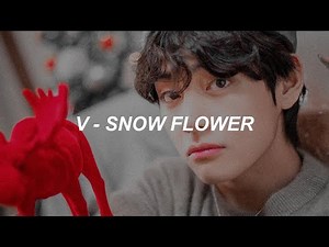 V (BTS) 'Snow Flower' (feat. Peakboy) Easy Lyrics