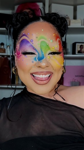 Pride Month Makeup Look by @cherise