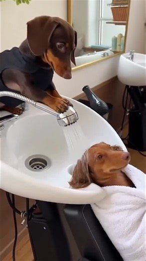 DACHSHUND • CUTE | DOGS | VIDEOS on Instagram: "The Dachshund, also known as the “sausage dog,” is a beloved breed famous for its unique body shape and lively personality. Originally bred in Germany to hunt badgers, this small but courageous dog features a long body and short legs, perfectly designed for digging into burrows and tracking prey. Today, while Dachshunds are more commonly kept as family pets, their hunting instincts remain strong. 🐕 There are three coat varieties—smooth, wire-haire