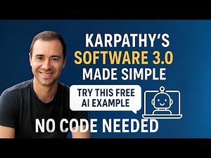 Karpathy’s Software 3.0 Example Made Simple — Try This Free AI Example – No Code Needed