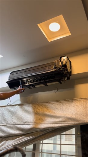 Standard cooling system on Instagram: "Fully deep cleaning LG INDOOR UNIT 🚿🧼 with jet pump #actechnician😎‼️ #instagram #instagood #trending #reels #instagramreels #reelinstagram❤️"