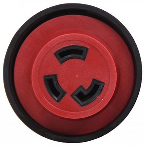 Mighty Cord RV Power Cord Adapter Plug - 30 Amp Female to 15 Amp Male - Round Mighty Cord RV Plug Ad