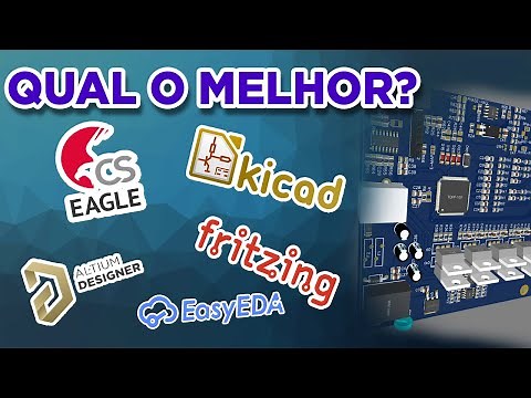 O melhor software para projetar PCB e circuitos: EASYEDA, KICAD, EAGLE, ALTIUM?