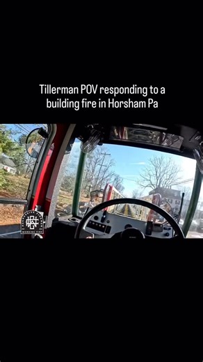 Working Fire on Instagram: "Tiller cab views 🤌🏼🥵 📹 @npvfc62 Responding to a building fire in Horsham Pa . . #workingfireco #aggressivefiremen"