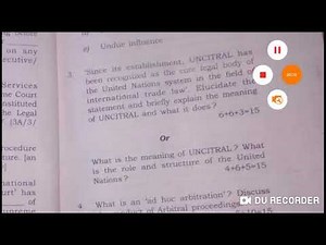 UNCITRAL meaning ! Function