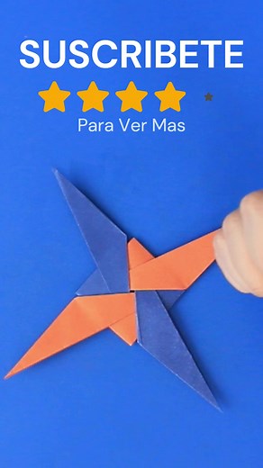 Como hacer una estrella ninja de papel #origami #manualiades #estrellasdepapel #estrellaorigami #estrellafacil