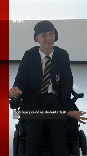 1.2M views · 25K reactions | A disabled teenager left alone in his school during a small electrical fire has written a poem about his experience. Lucas doesn't blame his school who followed official guidance, but is now campaigning for evacuation chairs to be made compulsory in all schools. Read more: https://bbc.in/45rkXwh | BBC Manchester | Facebook