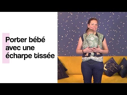 How to carry baby in a woven sling?