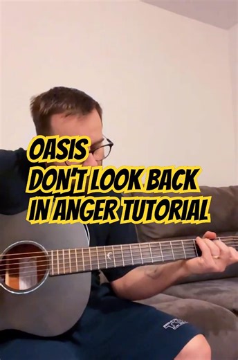This verse is WAY easier than it sounds Subscribe for full tutorials #guitartutorial #oasis