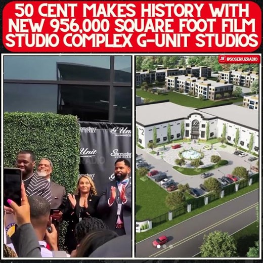 50 CENT LAUNCHES G-UNIT STUDIOS IN LOUISIANA ONE OF THE LARGEST FILM FACILITIES IN THE WORLD!