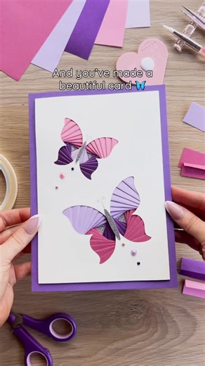 Pretty In Paper By B™ on Instagram: "🦋✨ Let’s talk iris folding basics (with butterflies!) ✨🦋 If you’re starting iris folding as your ‘new year, new craft’ or returning to slow, analogue hobbies - welcome 💜 Here’s a simple, beginner-friendly guide to the key terms you’ll see in this tutorial: First things first: iris folding is always done from the back of the design 🪟 Aperture The window cut into the front of your card. This is the shape (here, butterfly wings) that your iris folding sits b