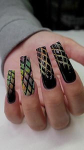 12K views · 413 reactions | Argyle Nails design  . Acrylic colors number 410, 54, 23, 282, 57, Vivian by Tony ly 31 Quick Square New drill bits Follow Instagram @tonysnail Shop Nails Products at Www.designedbytonyly.com | Tony's Nails | Facebook