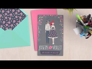 ILLUSTRATOR TUTORIAL | How to Design a Save-The-Date Card