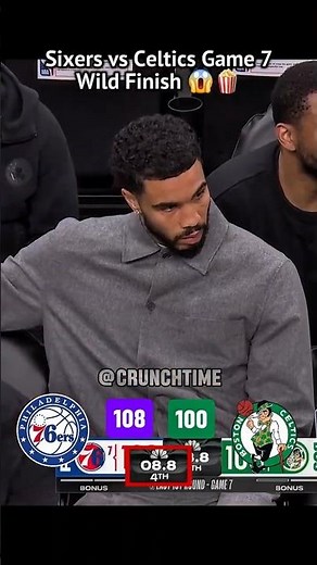 Sixers completed the 3-1 comeback against Celtics😤 #nba #sixers #tyresemaxey