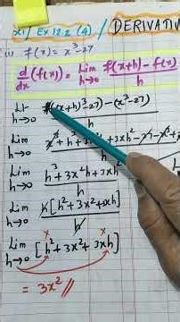 FIRST PRINCIPLE/DERIVATIVES/(1)