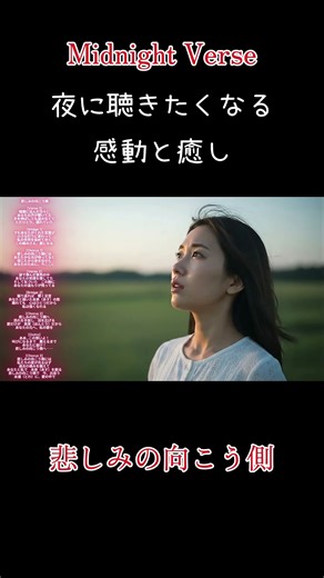 【夜に聴く】悲しみの向こう側｜Emotional Cinematic Music Video#ai音楽 #邦楽 #夜に聴きたくなる #shorts