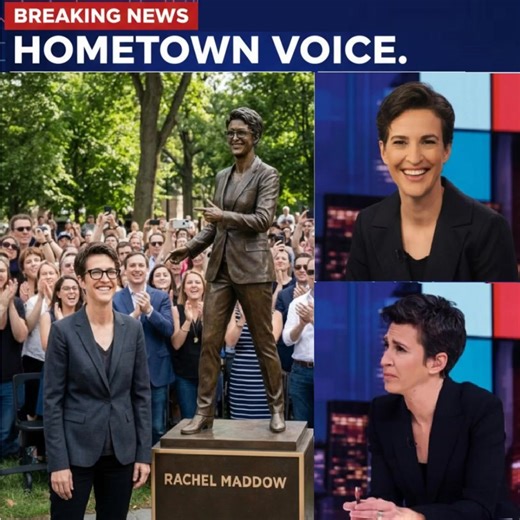 💖 Touching Homecoming for Rachel Maddow! 🏡✨ Yesterday in Castro Valley, California – her childhood hometown – Rachel Maddow unveiled a stunning life-size bronze statue honoring her legacy, shown striding confidently with notes in hand, ready for the spotlight. 📝👏 💬 Full story: https://zwent.net/1220/ The town square buzzed with excited locals, devoted fans, families, and students – cheers, tears, and warm hugs filled the air as the statue was revealed! 😭❤️ Rachel spoke from the heart: “Thi