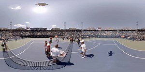 484K views · 1.1K reactions | Get closer to the coin toss with Novak Djokovic and Gilles Müller in 360°! Heads or tails? :D | National Bank Open | Facebook