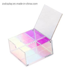 [Hot Item] Wholesale Fashion Iridescent Acrylic Gift Boxes with Lid