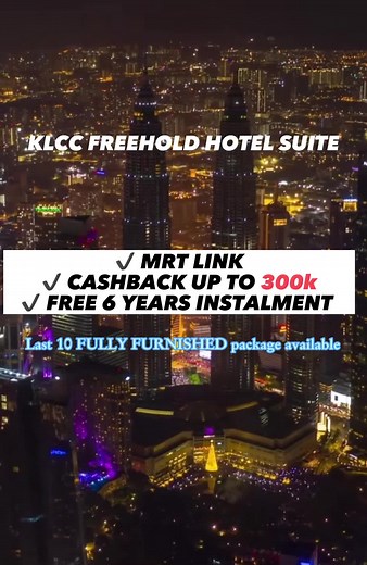 KLCC FREEHOLD MRT CONDO 5xxk ! #fyp #klproperty #klcc #klcc_malaysia #kualalumpur #tiktokmalaysia #placesmalaysia