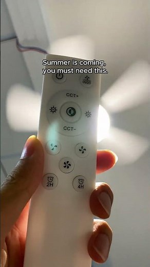 Upgrade your space with remote-controlled ceiling fan light #ceilingfan